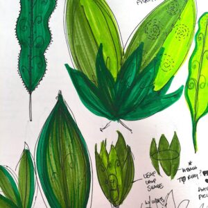 concept for Light Leaves, installation at PDXWLF 21